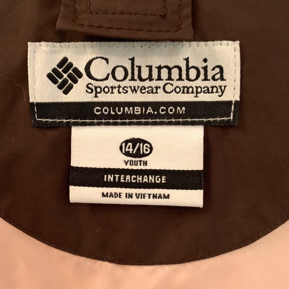 Columbia Youth Interchange Waterproof Bugaboo Jacket Size 14/16 - Picture 14 of 14
